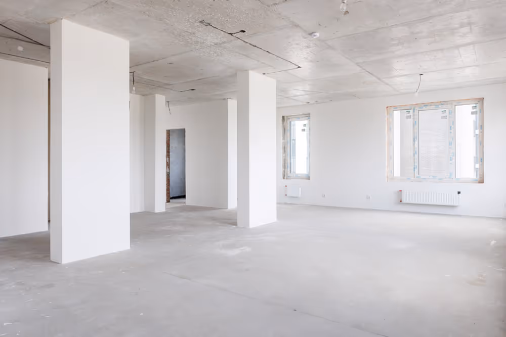 Appartement ou maison en rénovation avec la pose d'une chape de ravoirage pour un ancien sol