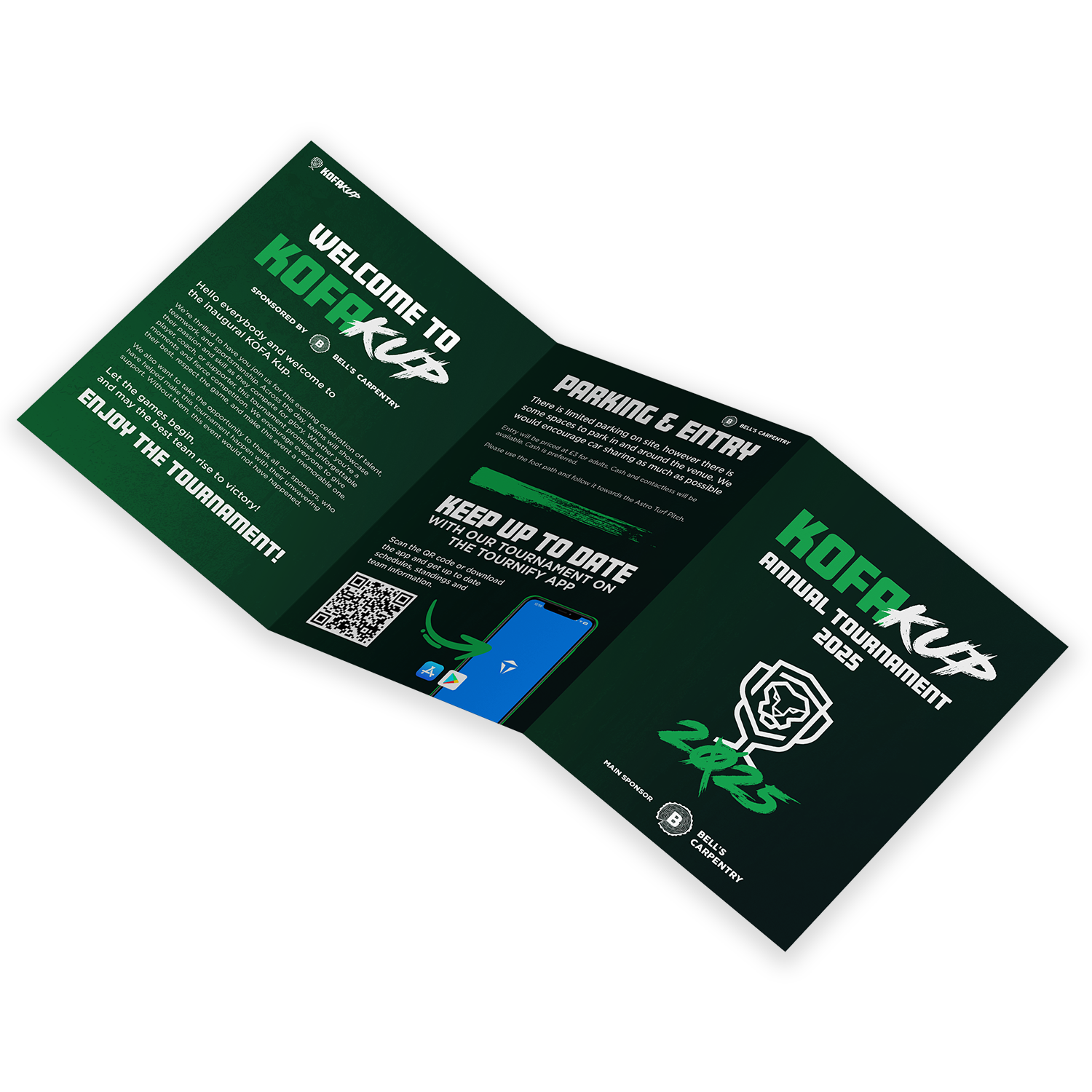 A6 z-fold leaflet, custom printed by Printshop MK, Milton Keynes