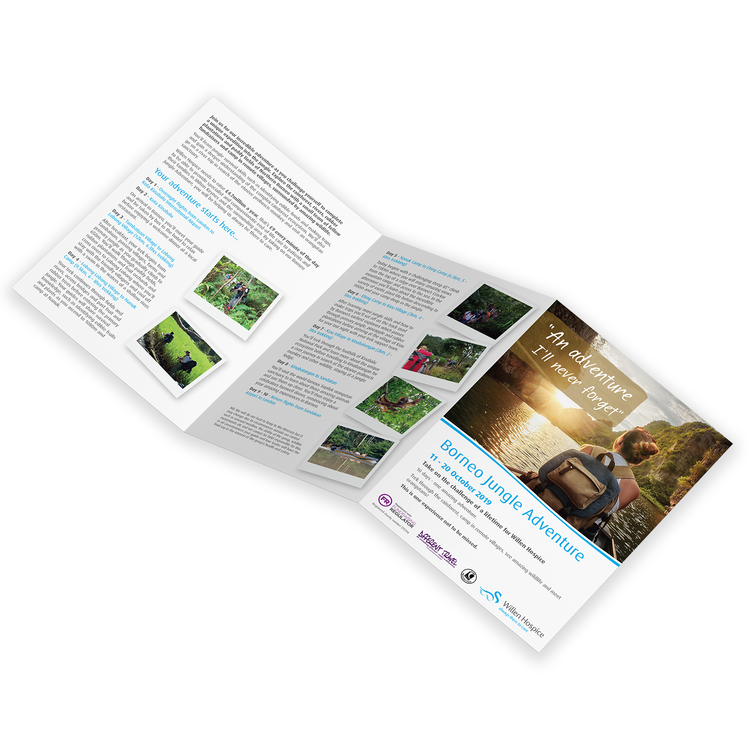 A5 z-fold leaflet, custom printed by Printshop MK, Milton Keynes