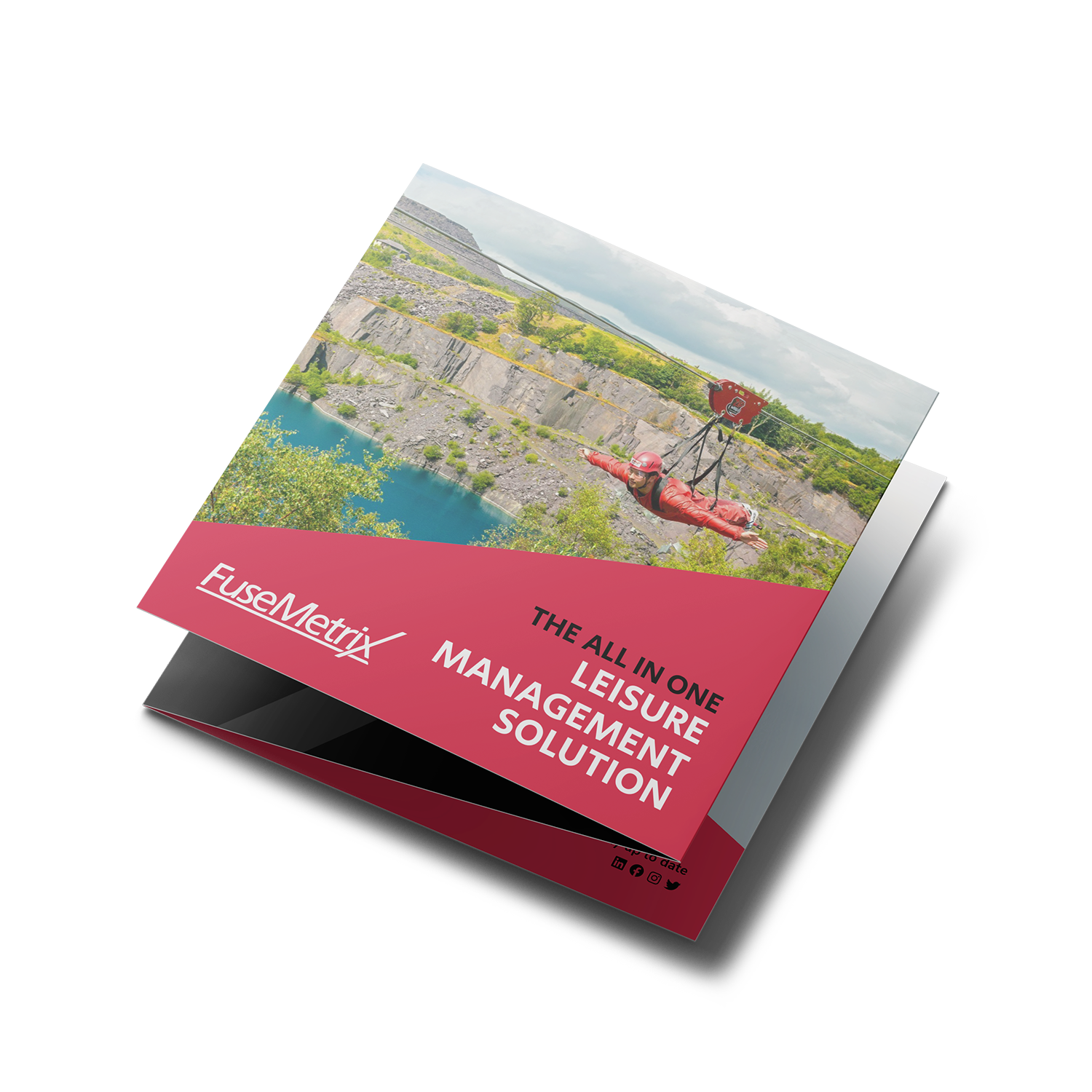 148mm square z-fold leaflet, custom printed by Printshop MK, Milton Keynes