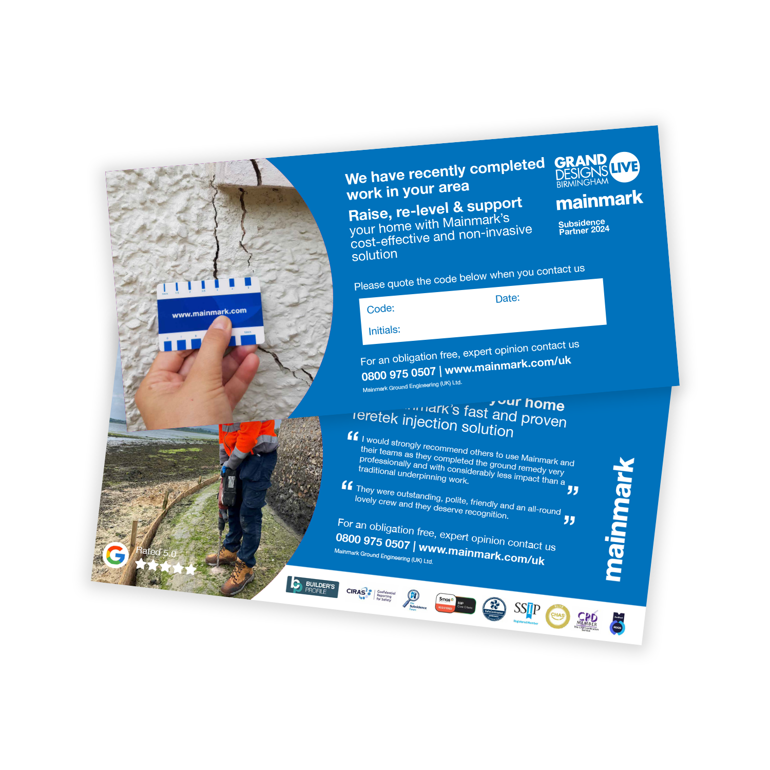 DL flyers, custom printed by Printshop MK, Milton Keynes
