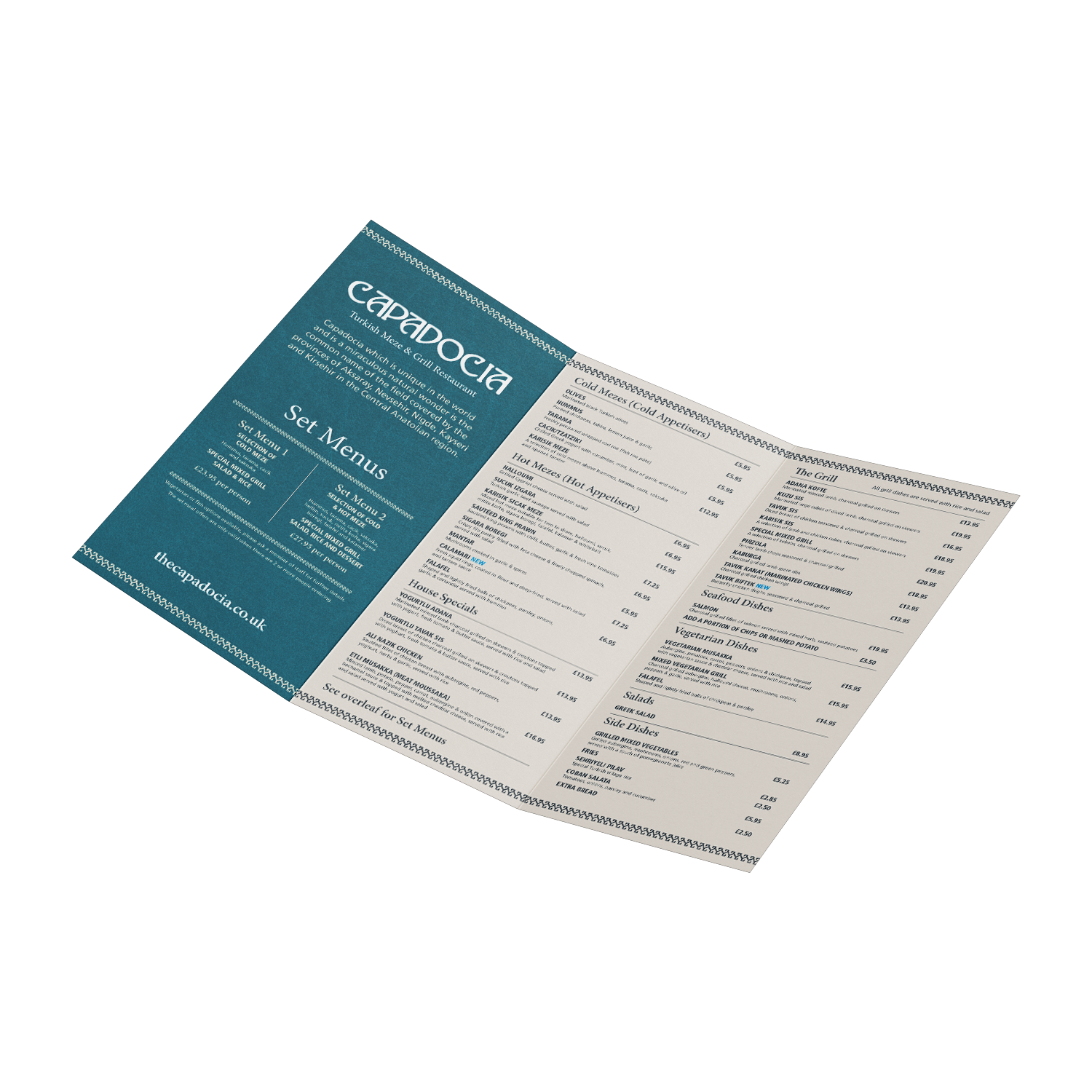 DL trifold leaflet, custom printed by Printshop MK, Milton Keynes