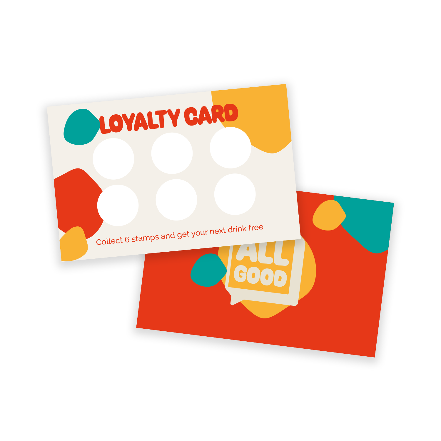 Custom printed loyalty cards for businesses, by Printshop MK, Milton Keynes