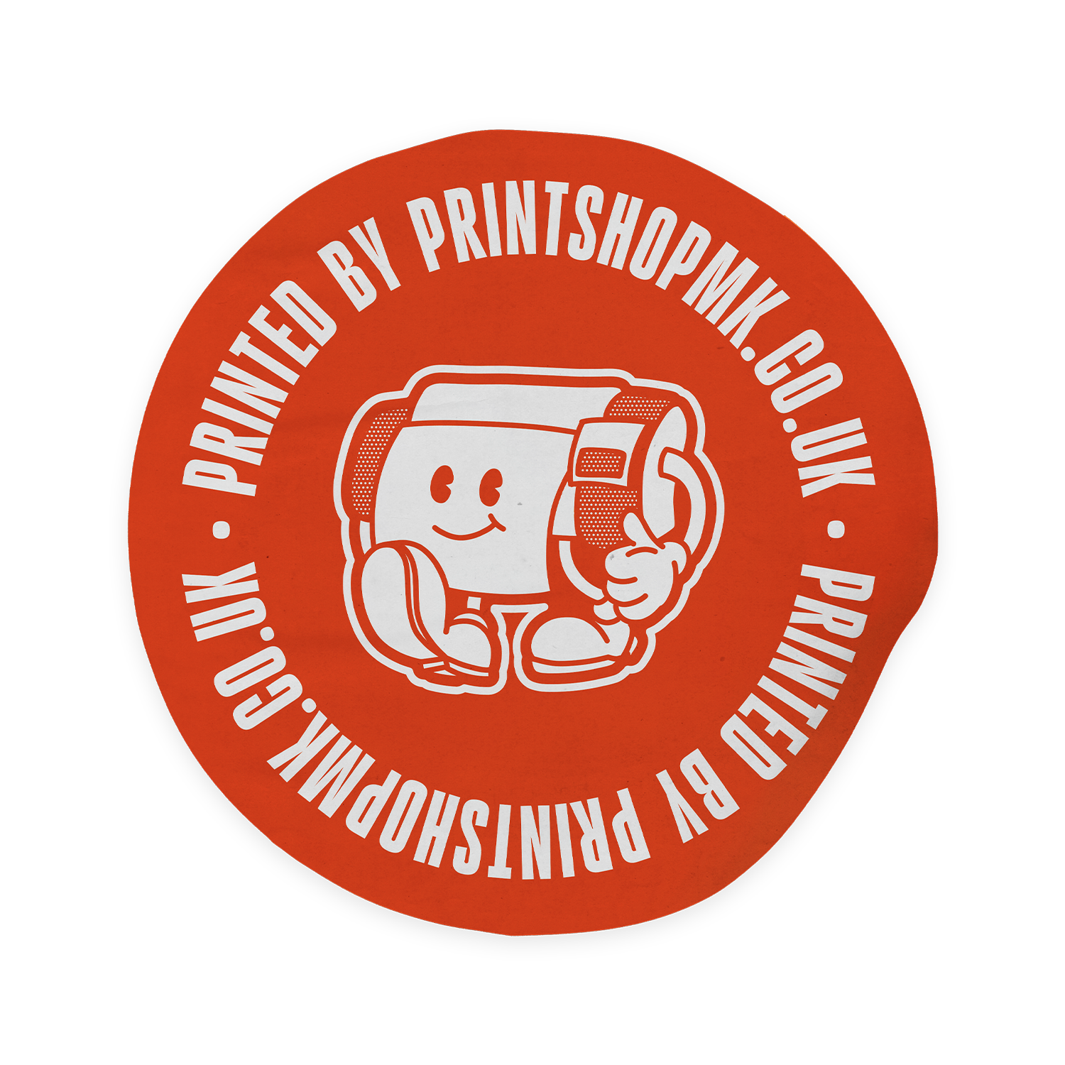 Custom printed stickers for branding and promotions, by Printshop MK, Milton Keynes