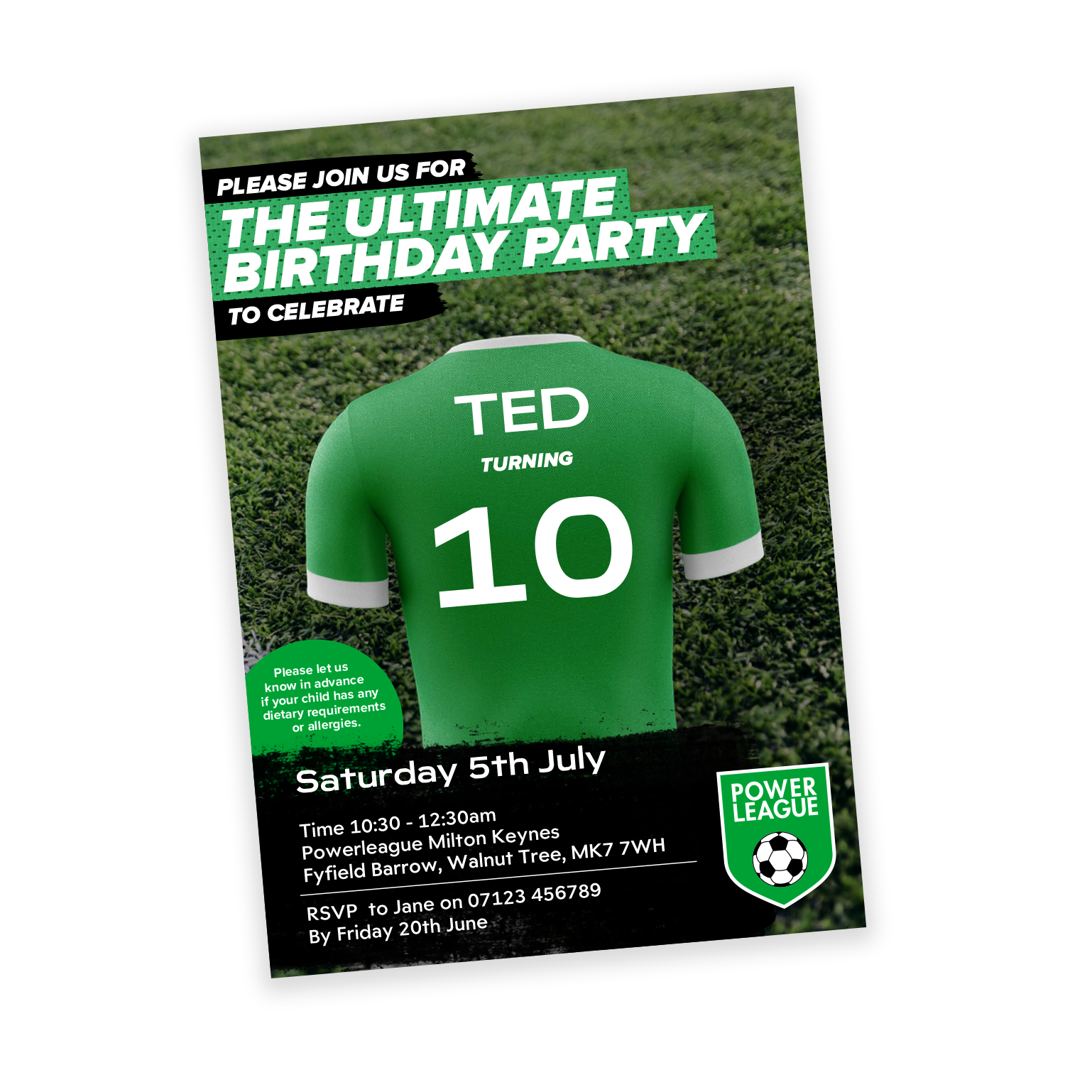 Custom event invitation printing for parties, launches and celebrations, by Printshop MK, Milton Keynes