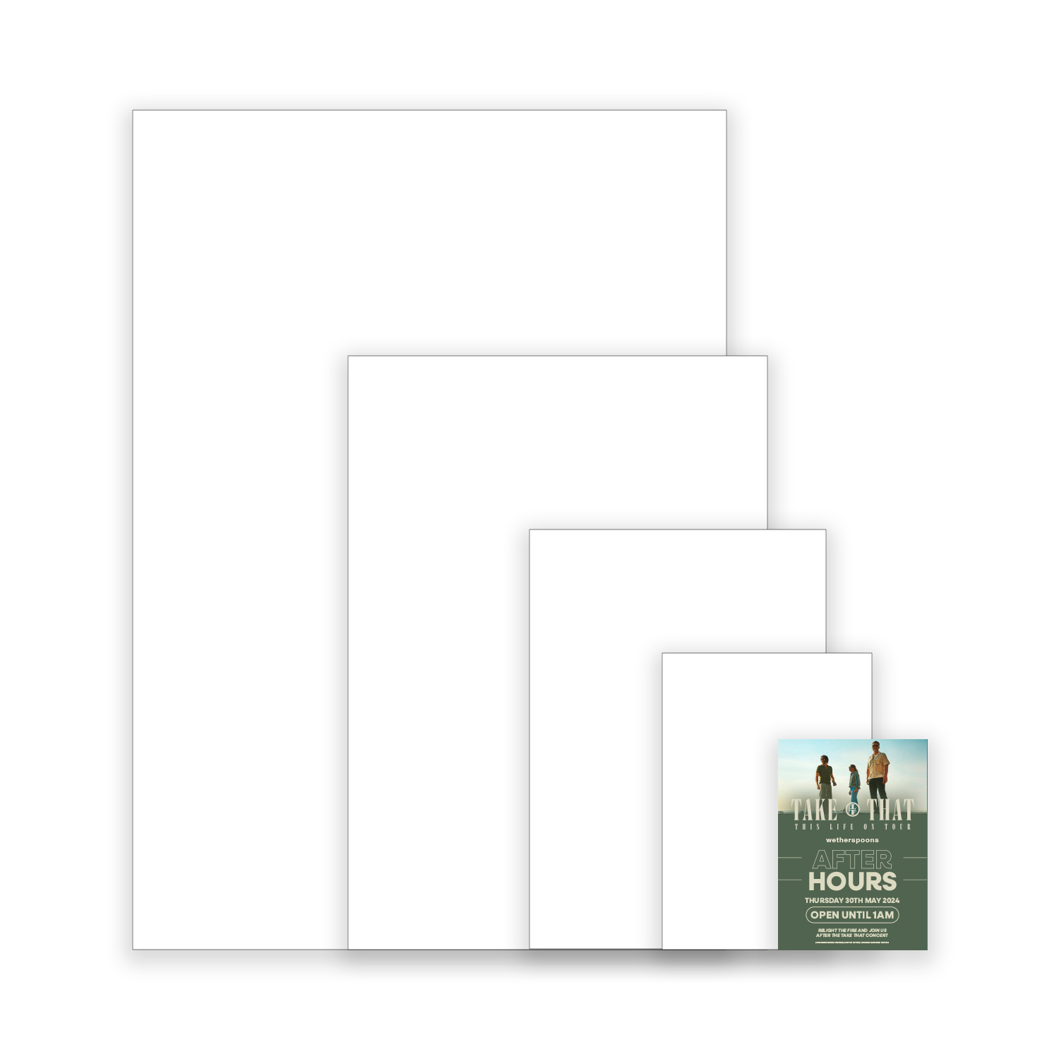 Custom event poster printing for gigs, parties and fundraisers, by Printshop MK, Milton Keynes
