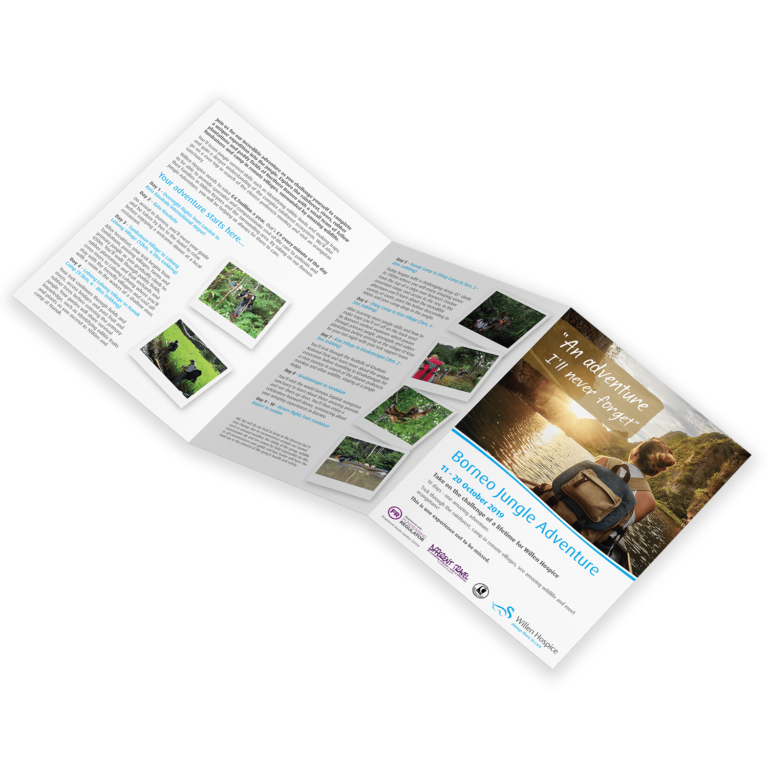 A5 z-fold leaflet, custom printed by Printshop MK, Milton Keynes