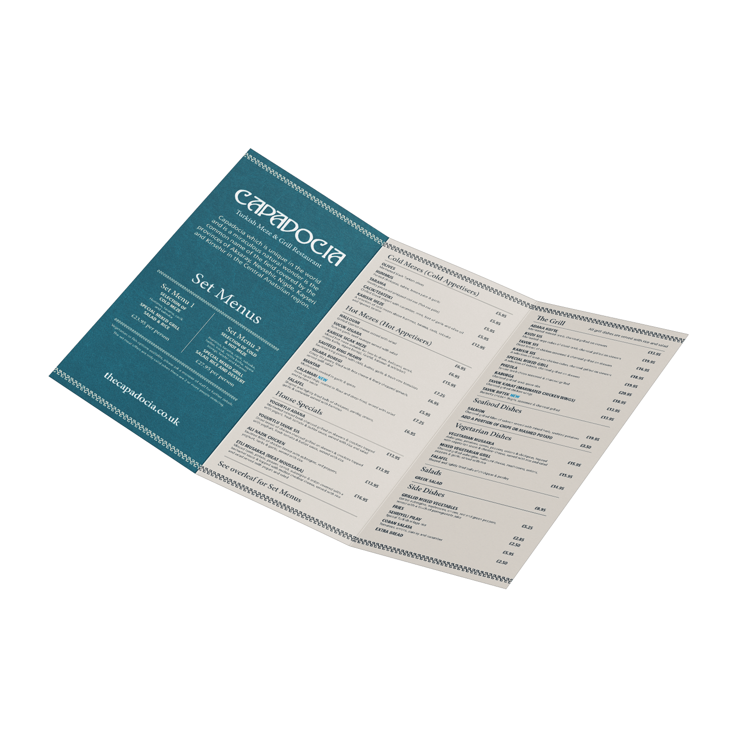 DL trifold leaflet, custom printed by Printshop MK, Milton Keynes