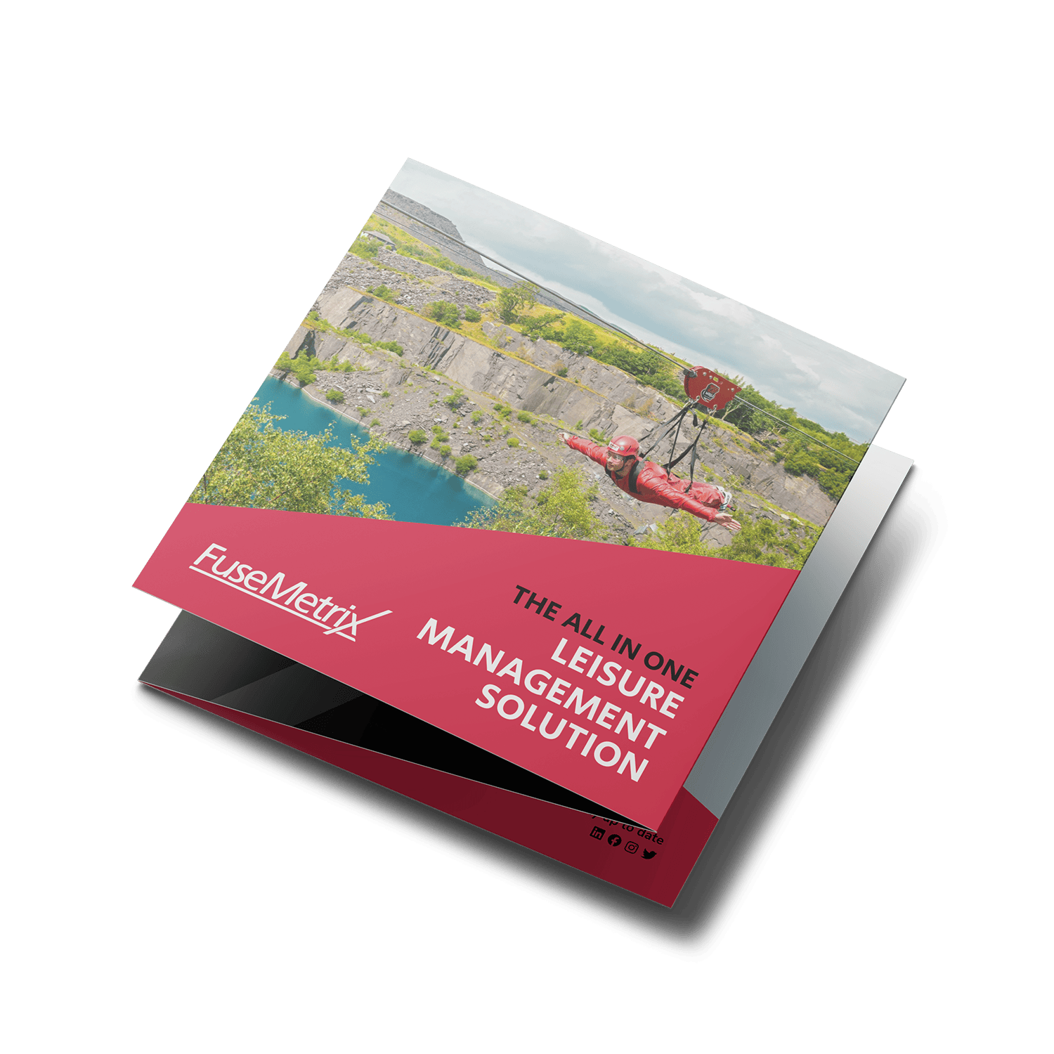 148mm square z-fold leaflet, custom printed by Printshop MK, Milton Keynes