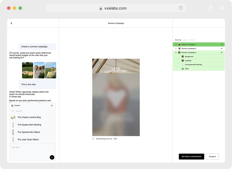 Dashboard mockup