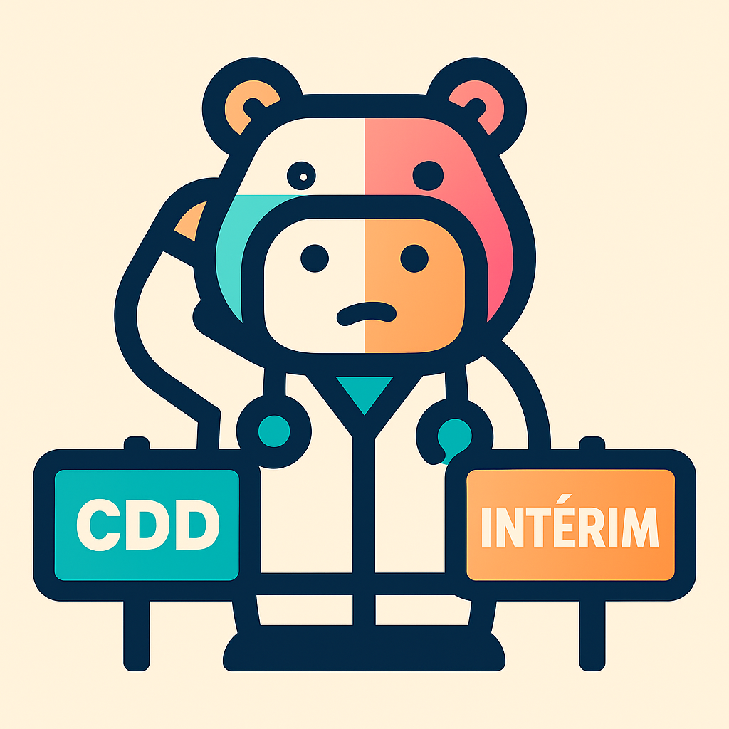 CDD vs intérim pour médecins remplaçants : quel statut privilégier ?