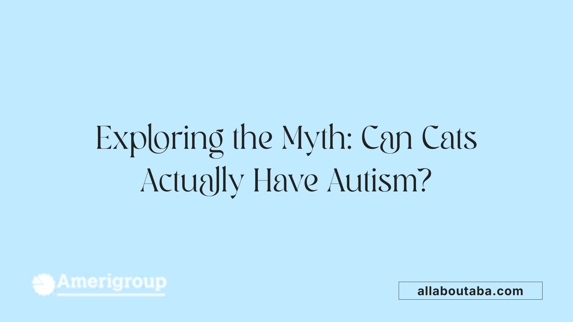 Exploring the Myth: Can Cats Actually Have Autism?