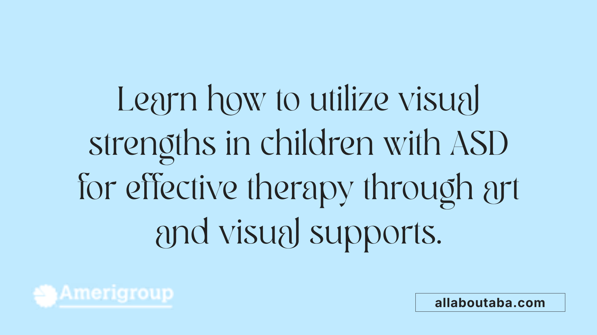 Learn how to utilize visual strengths in children with ASD for effective therapy through art and visual supports.