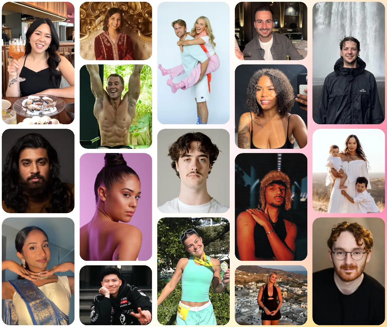 A grid of creators from the Swan Studio network