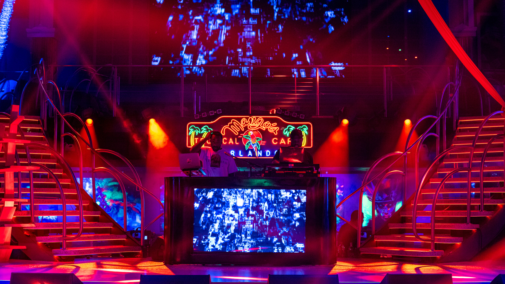 Nightclub party at Mango's Orlando on International Drive