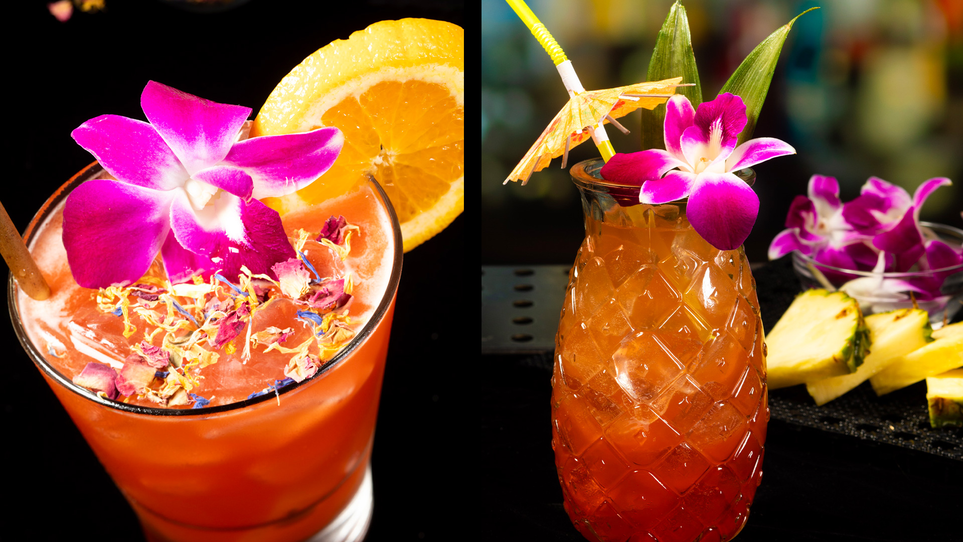 Party cocktails at Mango's Orlando bachelorette night