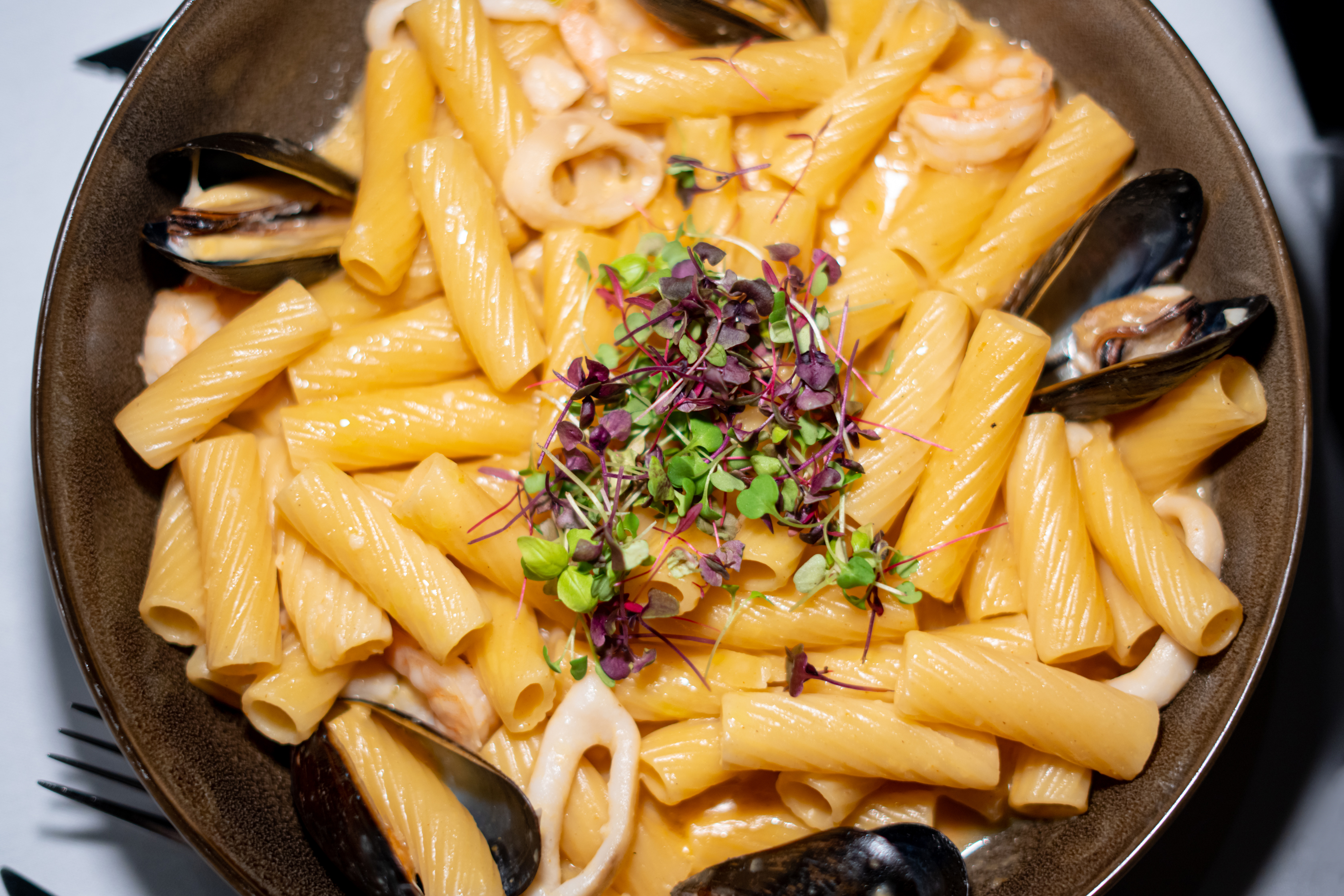Seafood pasta at Kali Dining Room Orlando