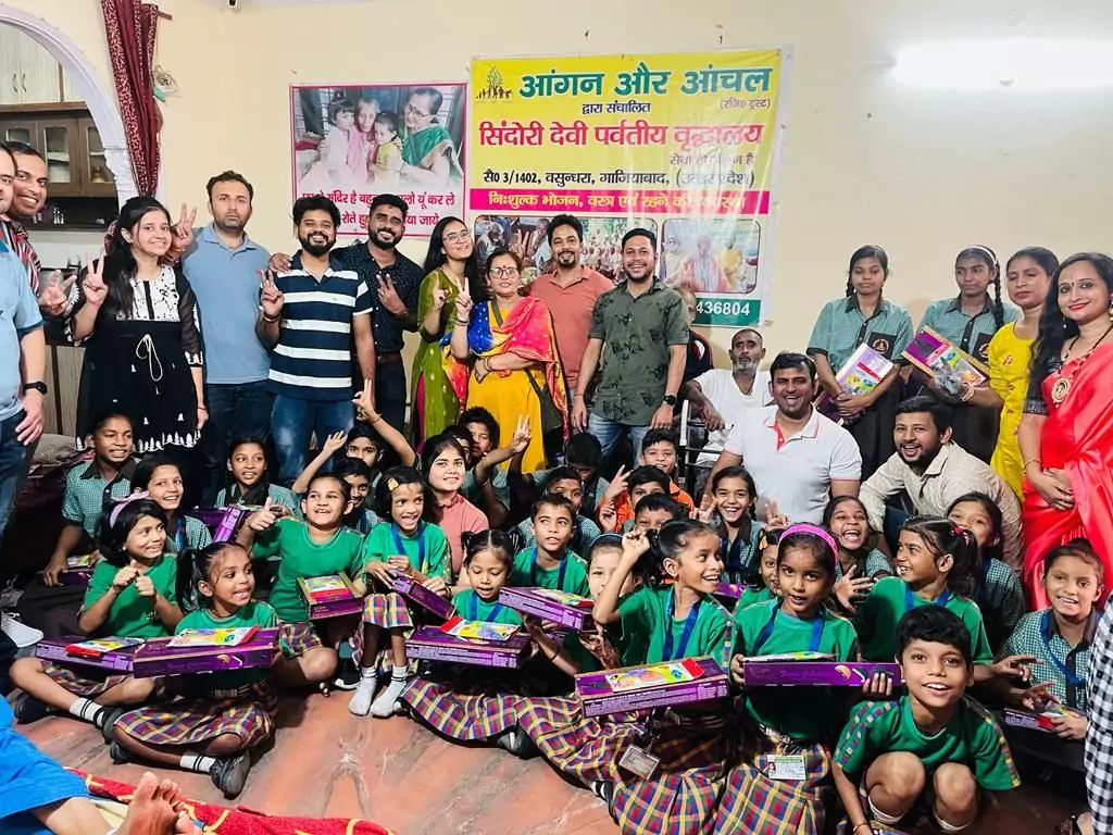 Gift Distribution to Children