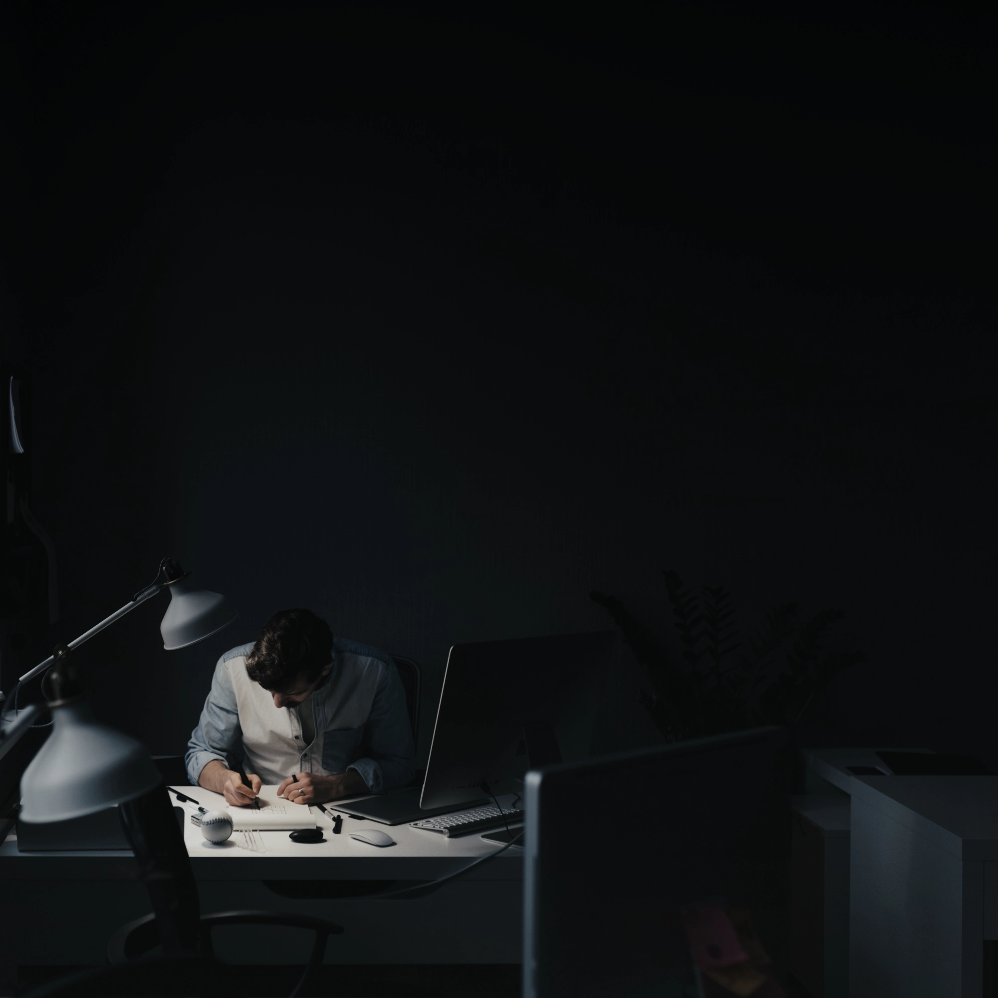 Marketing strategist at work in office