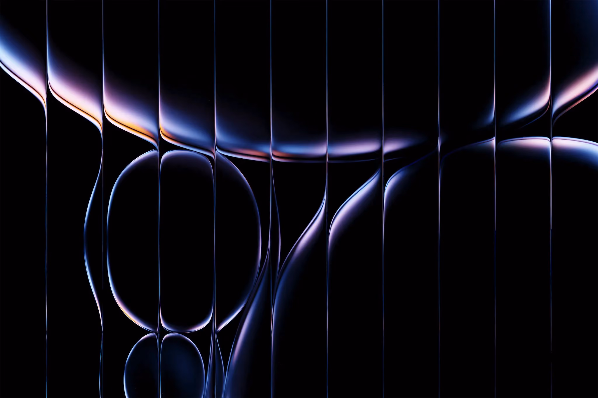 3D abstract fluid image