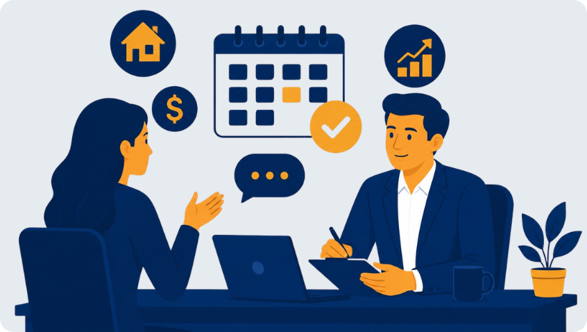 High-income professional scheduling tax planning consultation with INVESTOR FRIENDLY CPA®