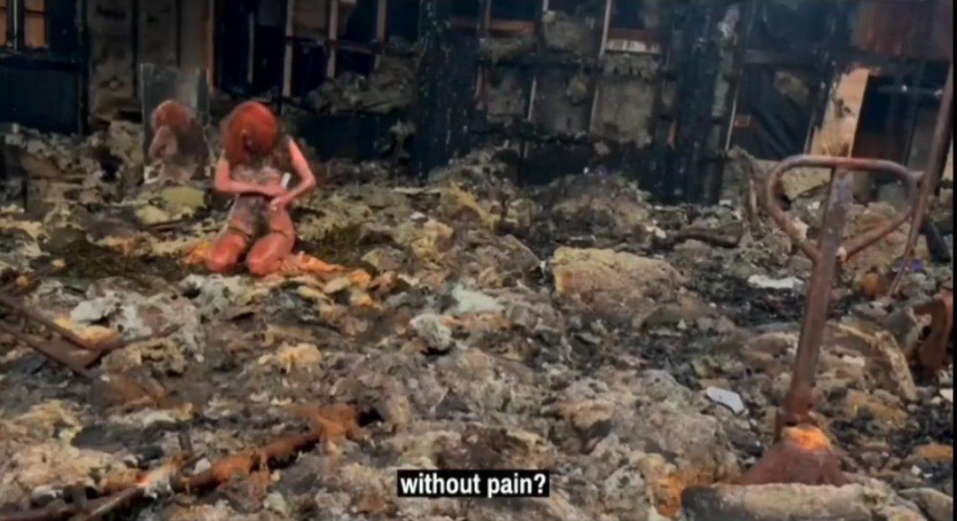 still from 'unfiltered flesh under the golden blanket'