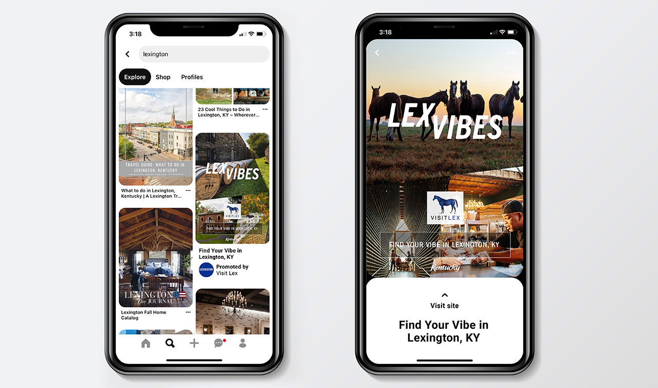 LEXVibes ads on mobile
