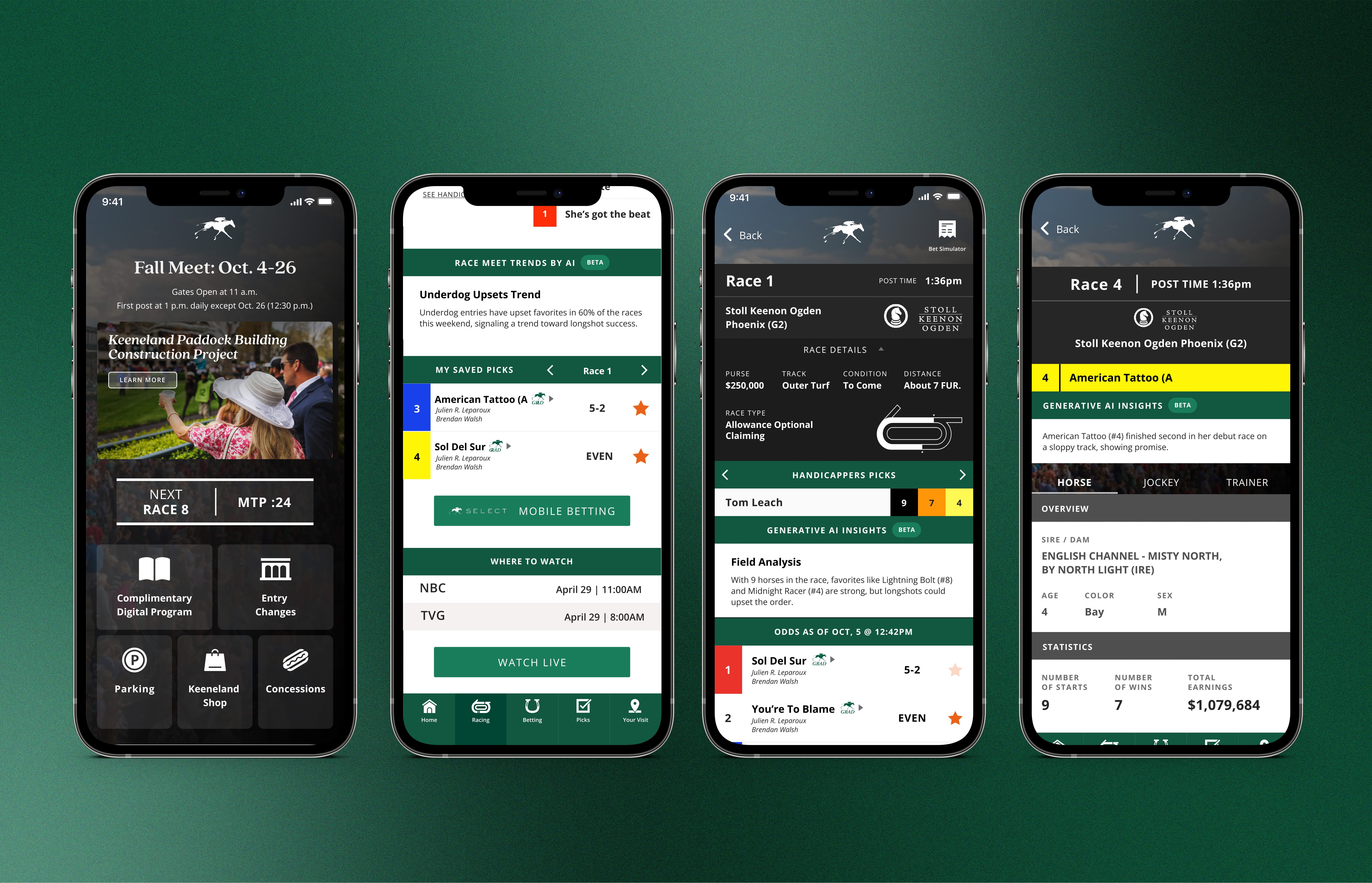 Mobile phone showing social engagement
