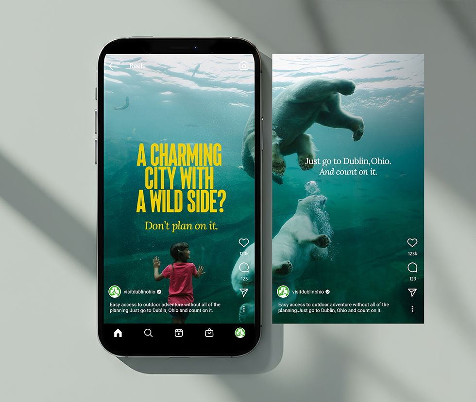 Visit Dublin Social Media Mockup