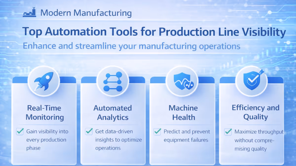 Automation Tools for Production Line Visibility