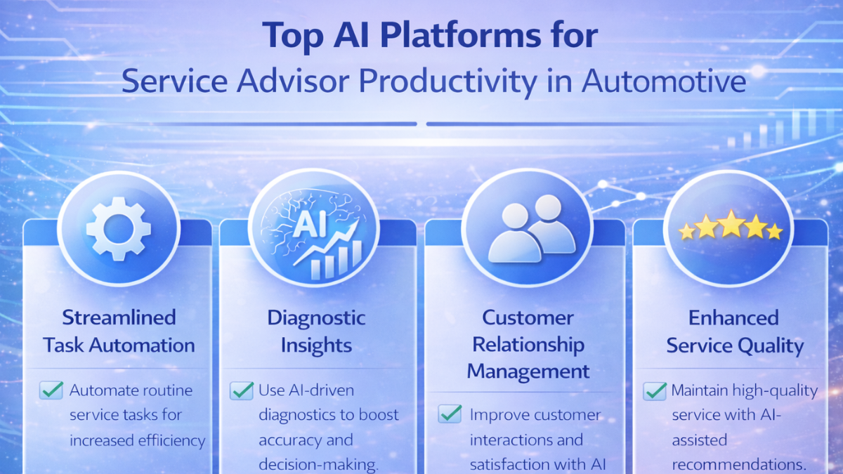 Top AI Platforms for Service Advisor Productivity in Automotive
