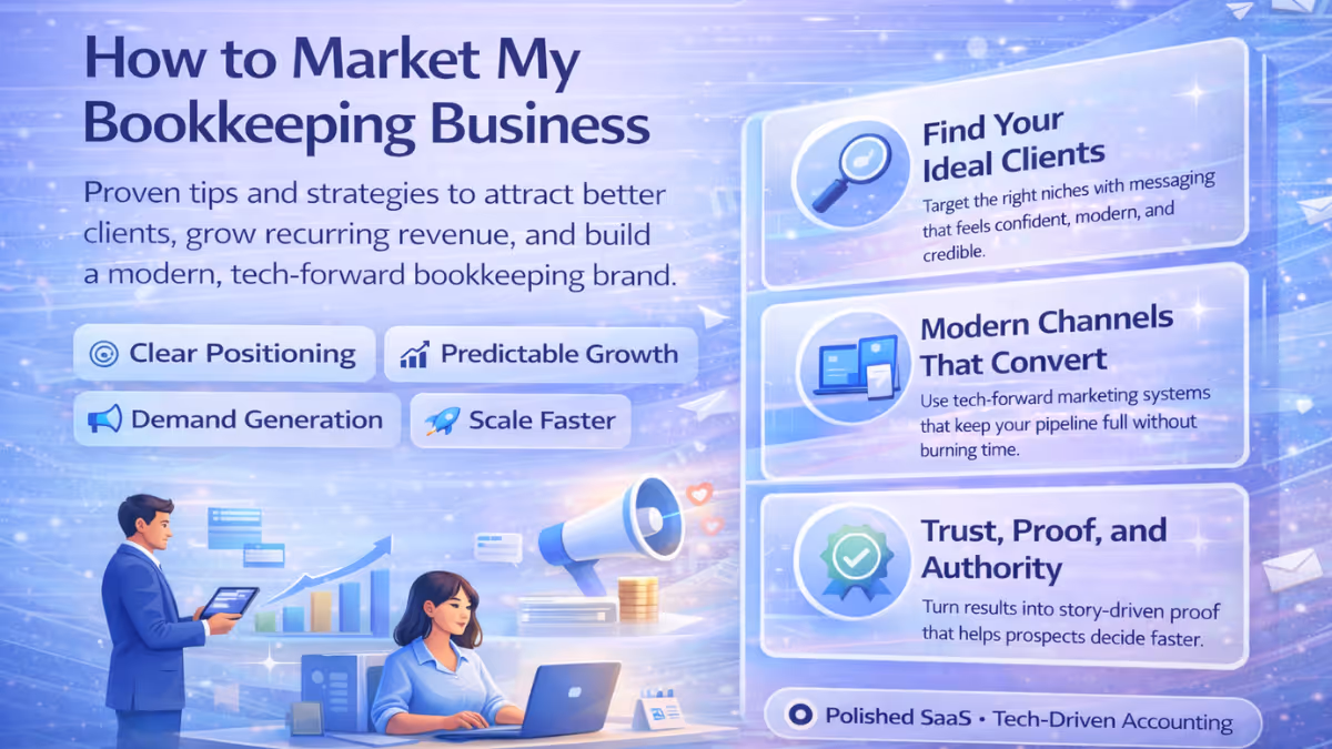 How to Market My Bookkeeping Business