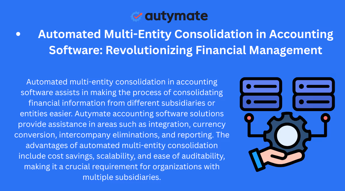 Automated Multi-Entity Consolidation in Accounting Software