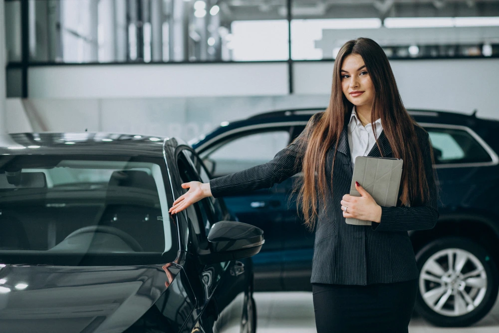 car showroom