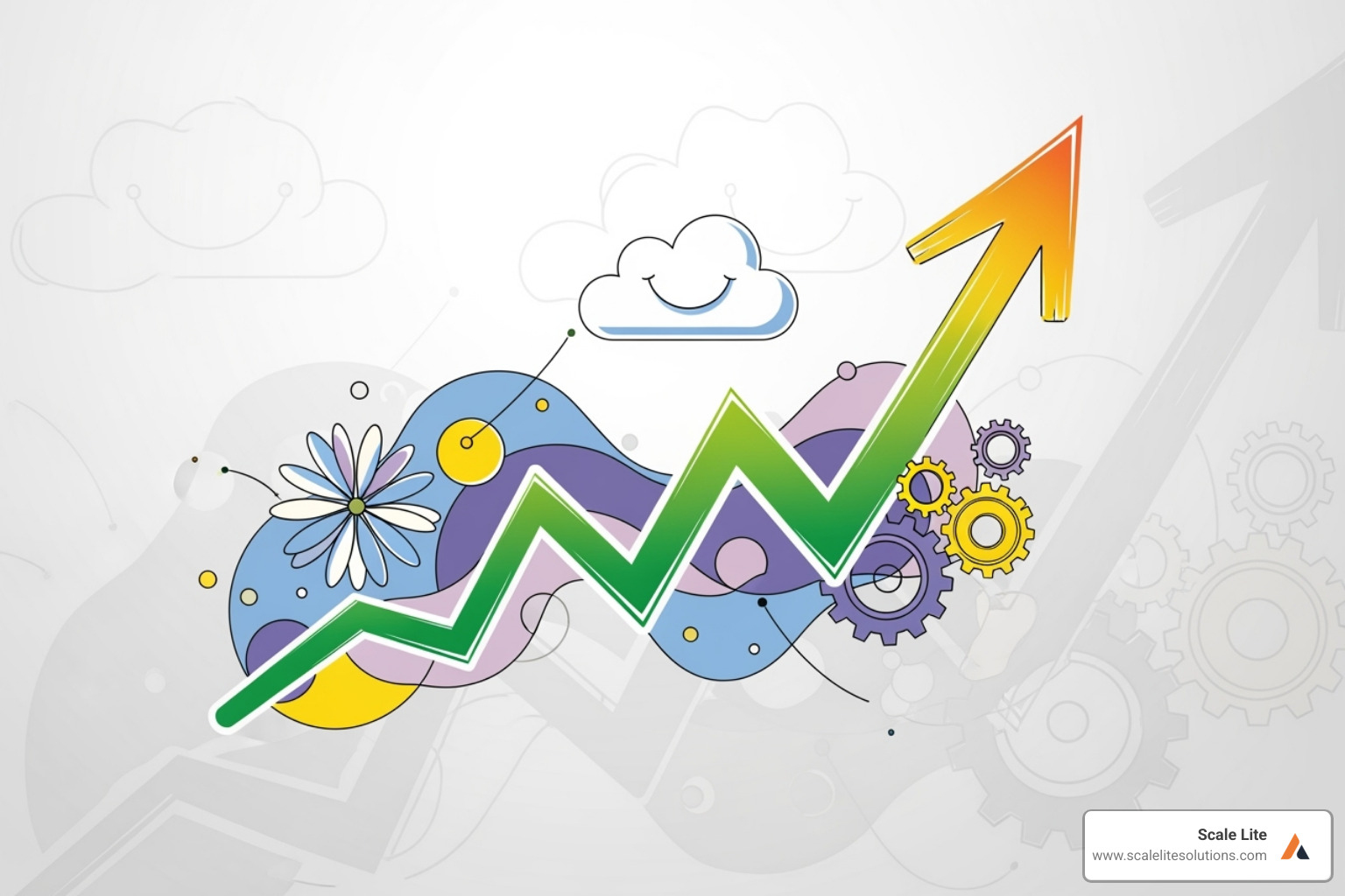 graph of upward business growth and customer satisfaction - operational excellence strategies