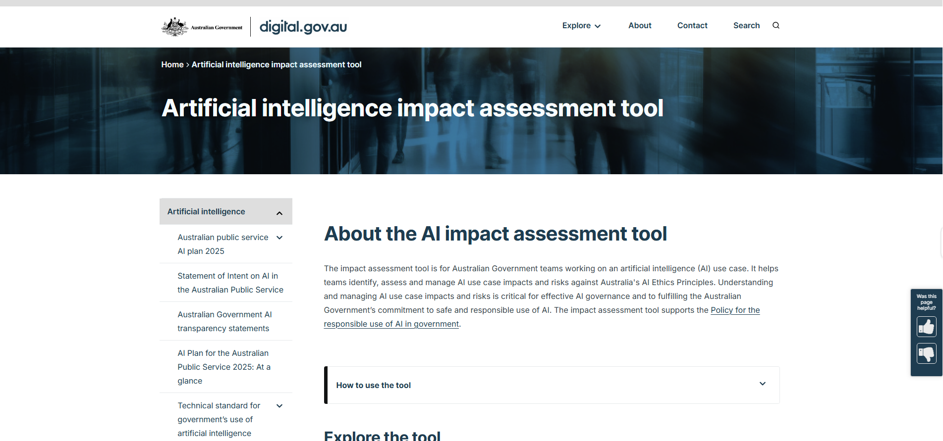 AI Impact Assessment Tool