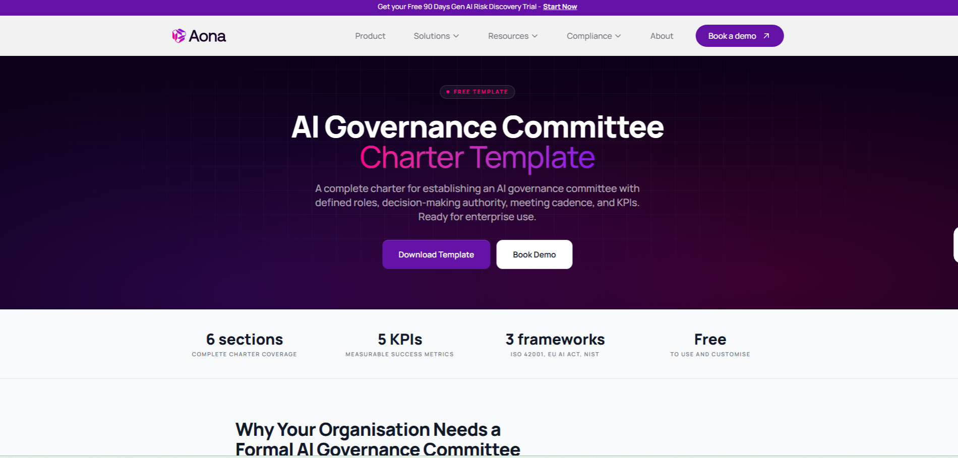 AI Governance Committee Charter Template