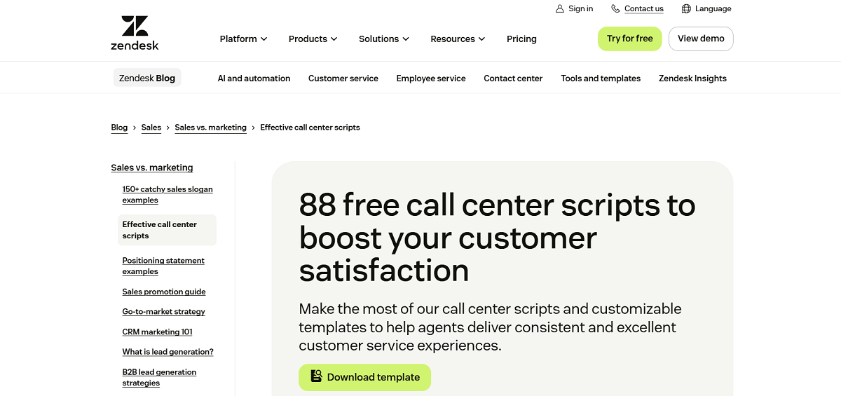 Inbound and Outbound Call Scripts