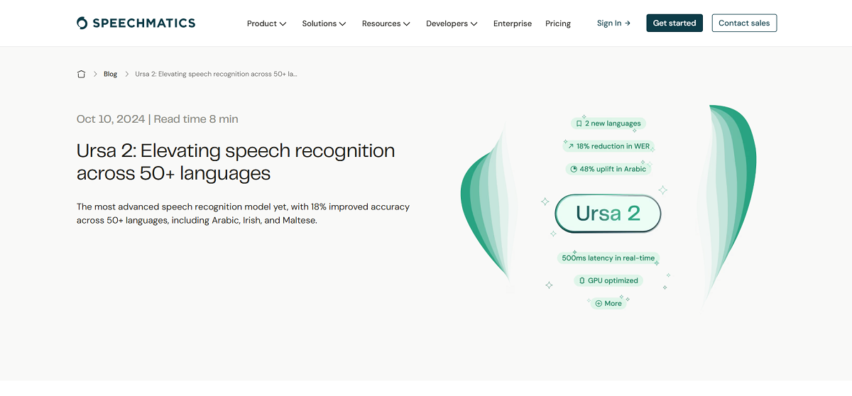 Ursa-2 (Speechmatics)