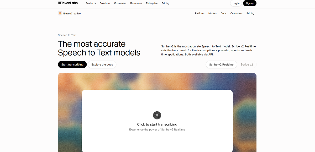 Scribe by ElevenLabs