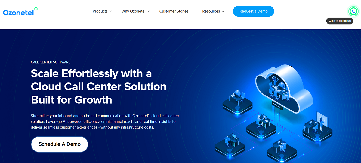 Ozonetel Real-Time Analytics and Dashboards