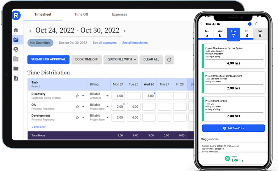 Deltek software dashboard