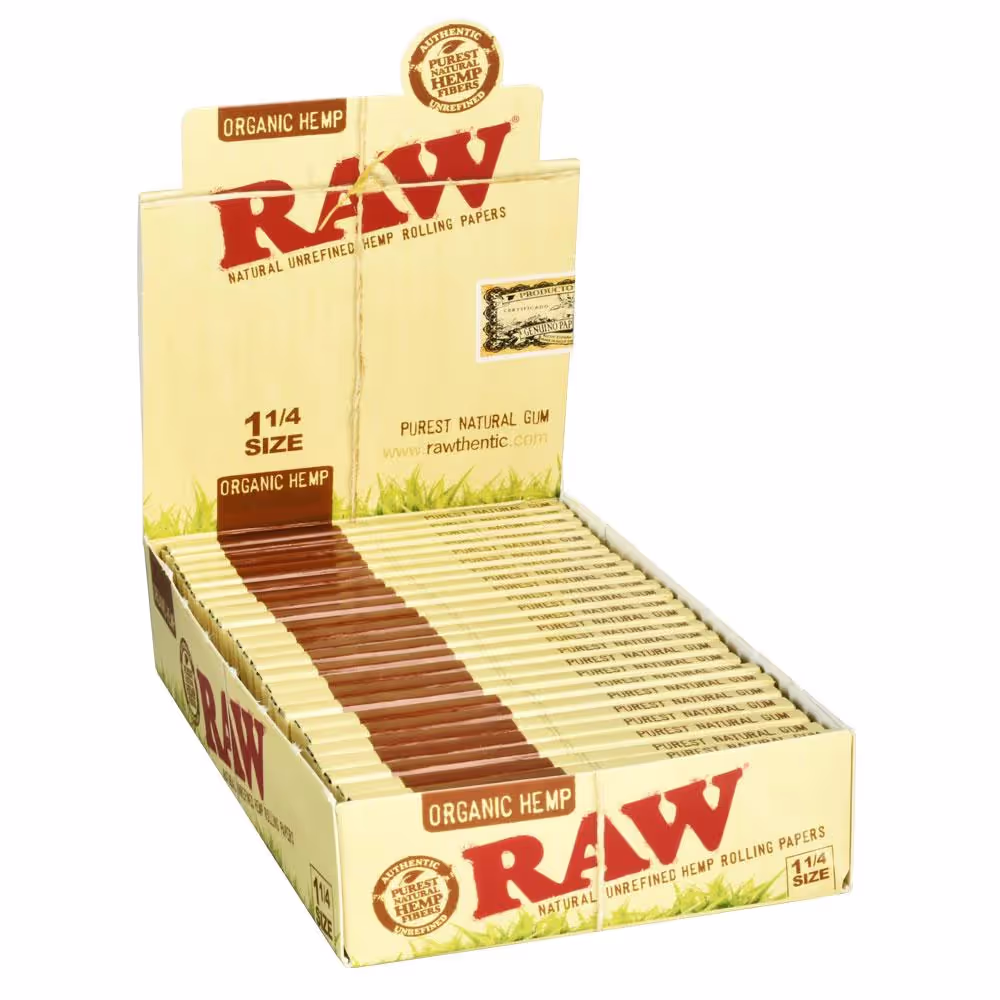 RAW Organic Hemp Papers 1 1/4 - 877