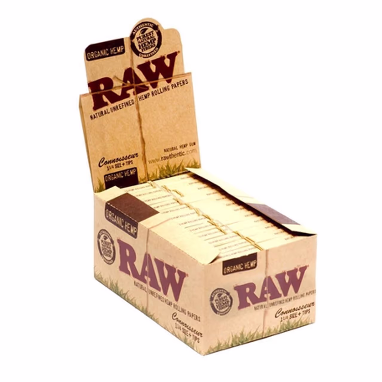 RAW Connoisseur Organic Hemp 1 1/4 & Tips - 2415