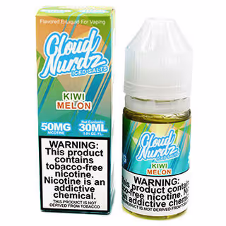 Cloud Nurdz Salt Nic 50mg - Kiwi Melon Iced - 709