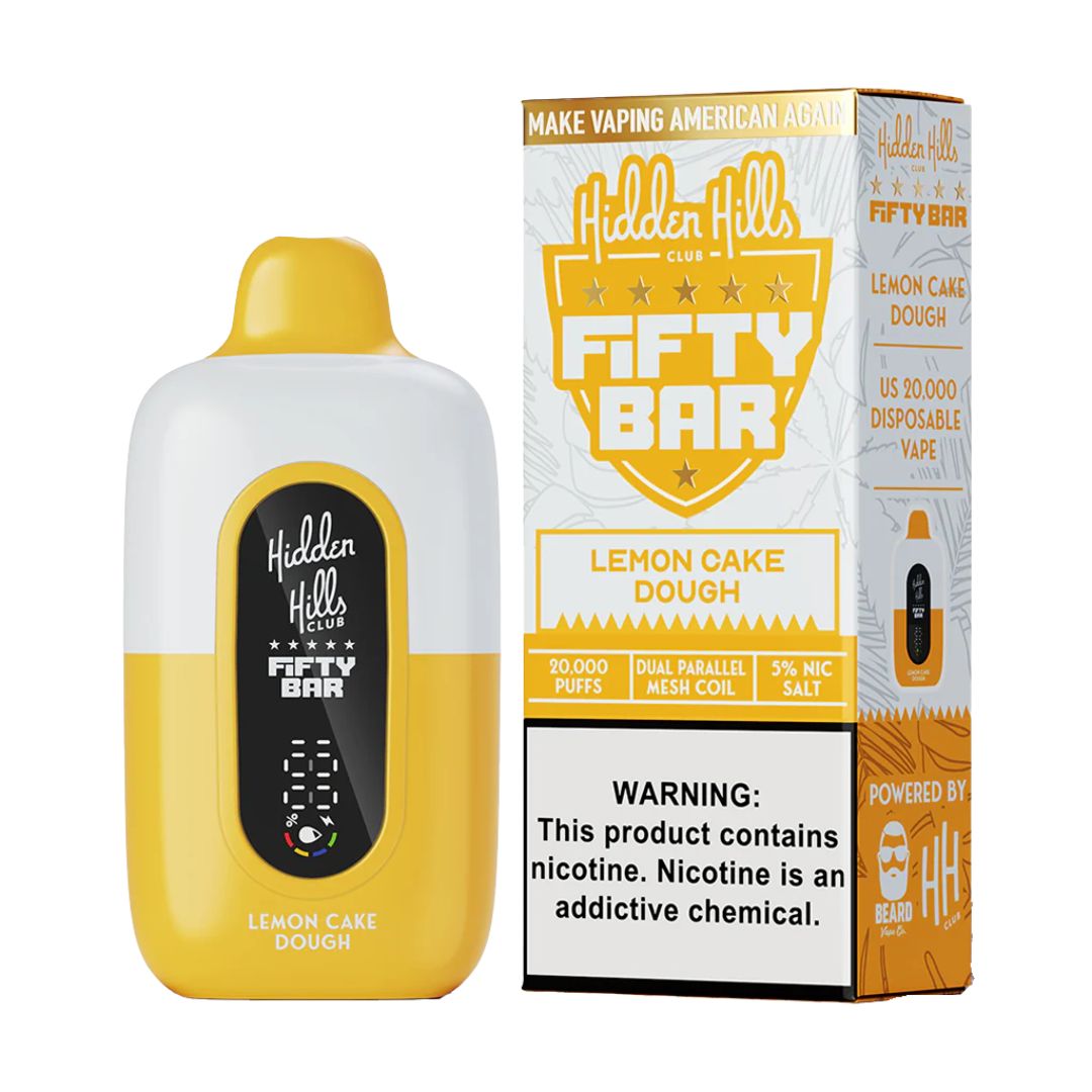 Fifty Bar 20K 5% Lemon Cake Dough - 5068