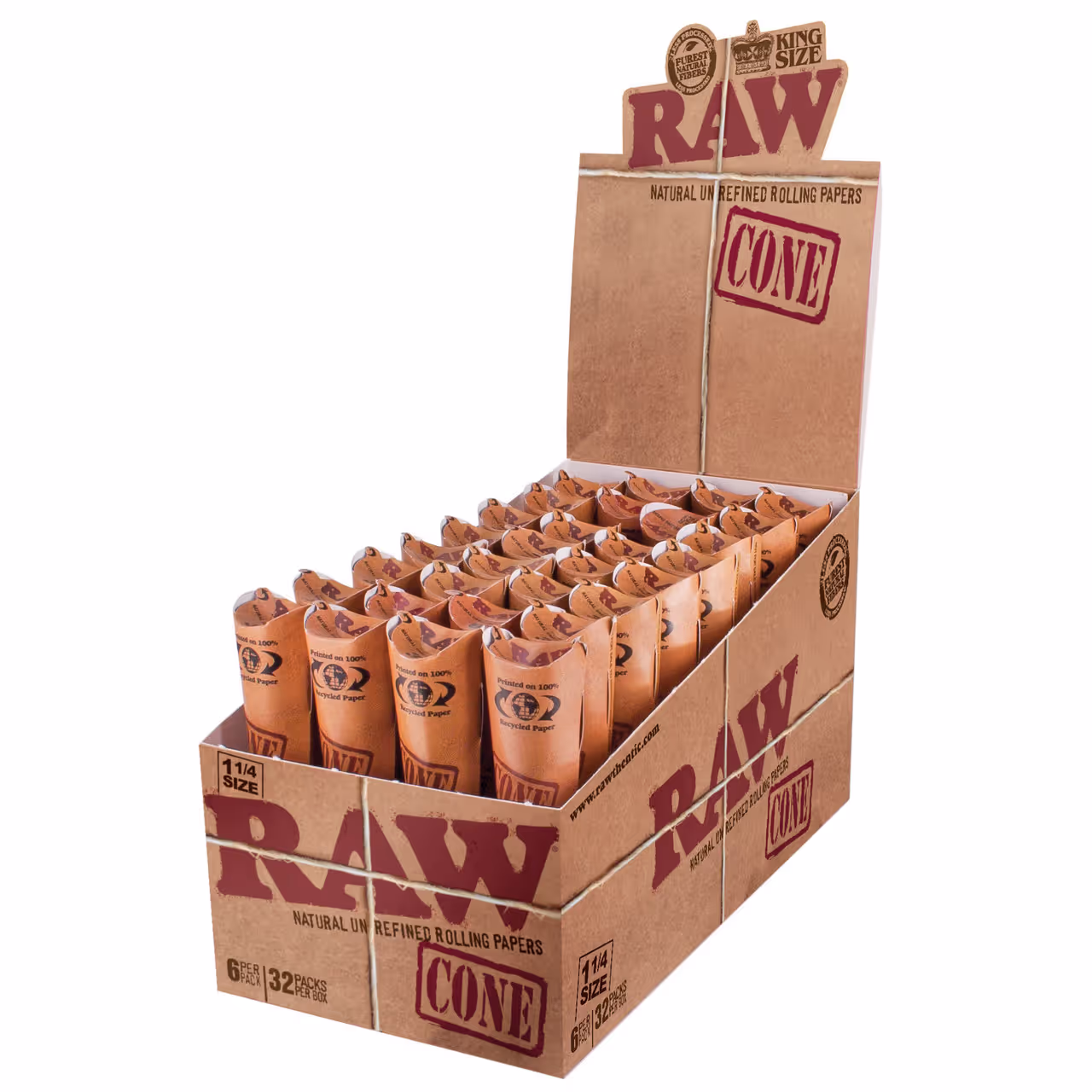 RAW Classic 1 1/4 Cones 6PK 32CT - 806