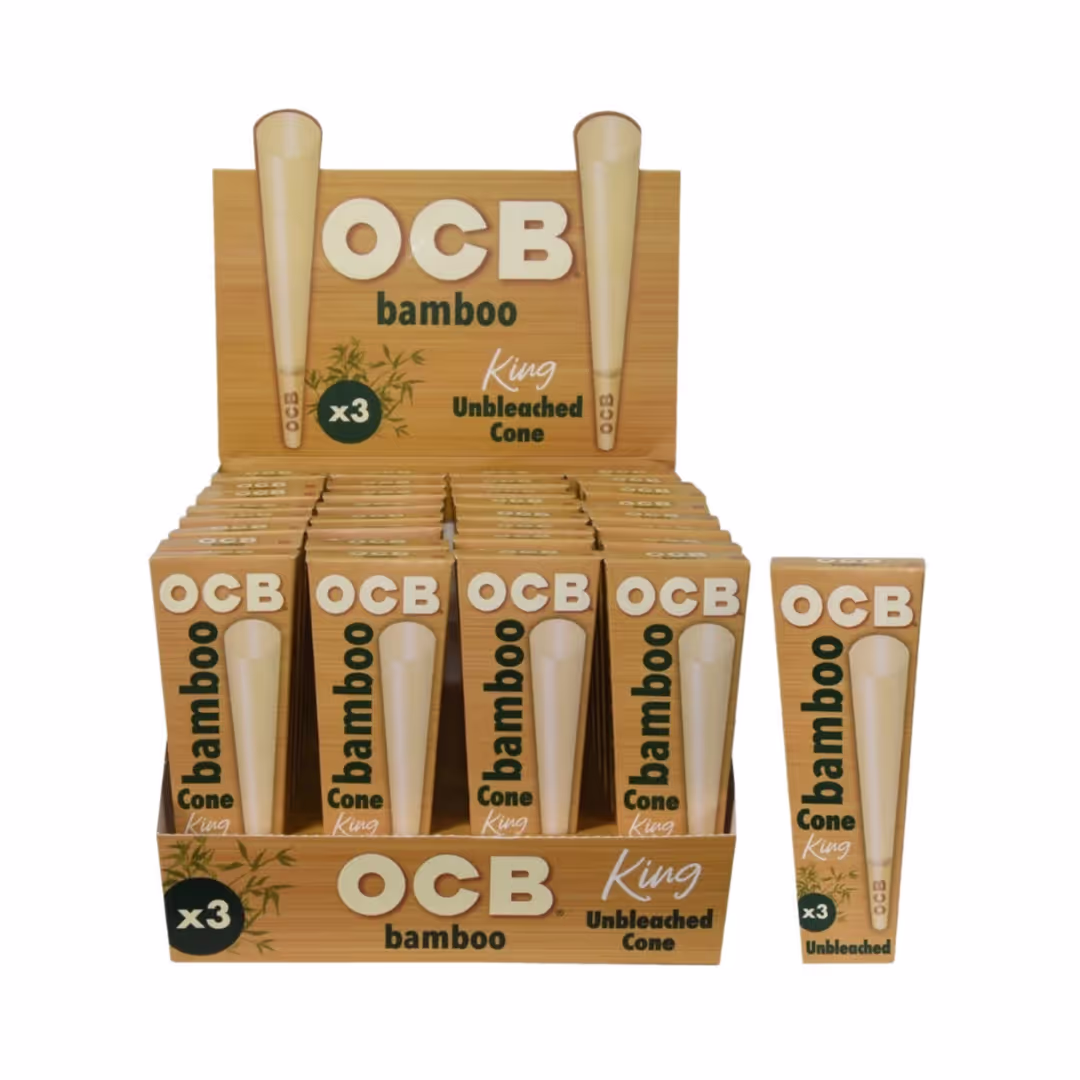OCB Bamboo King Size Cone 32ct - 759