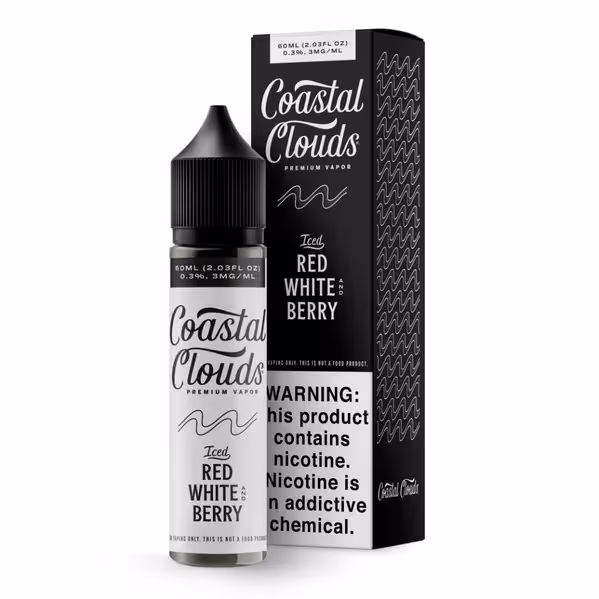 Coastal Clouds Iced Red White & Berry 3mg - 1678