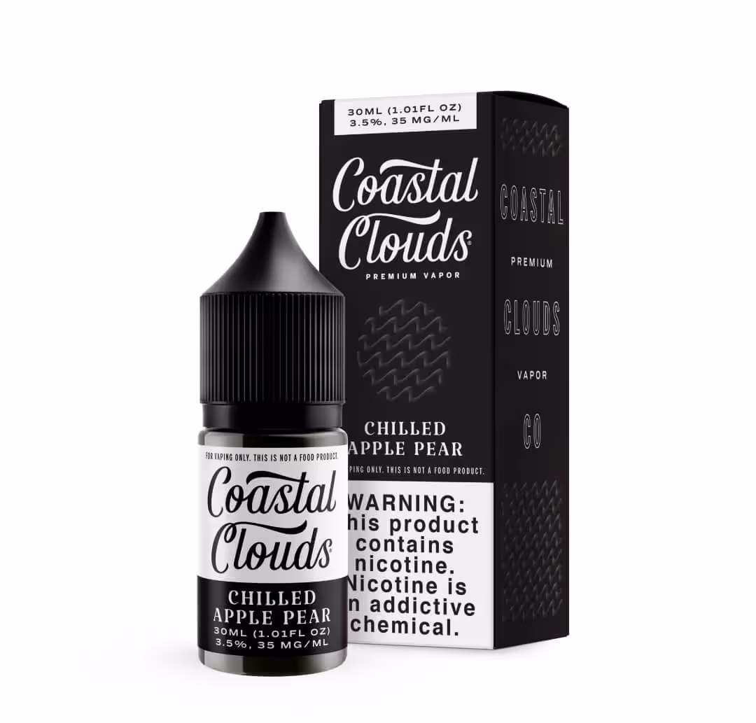 Coastal Clouds Salt Nic 50mg - Chilled Apple Pear - 581